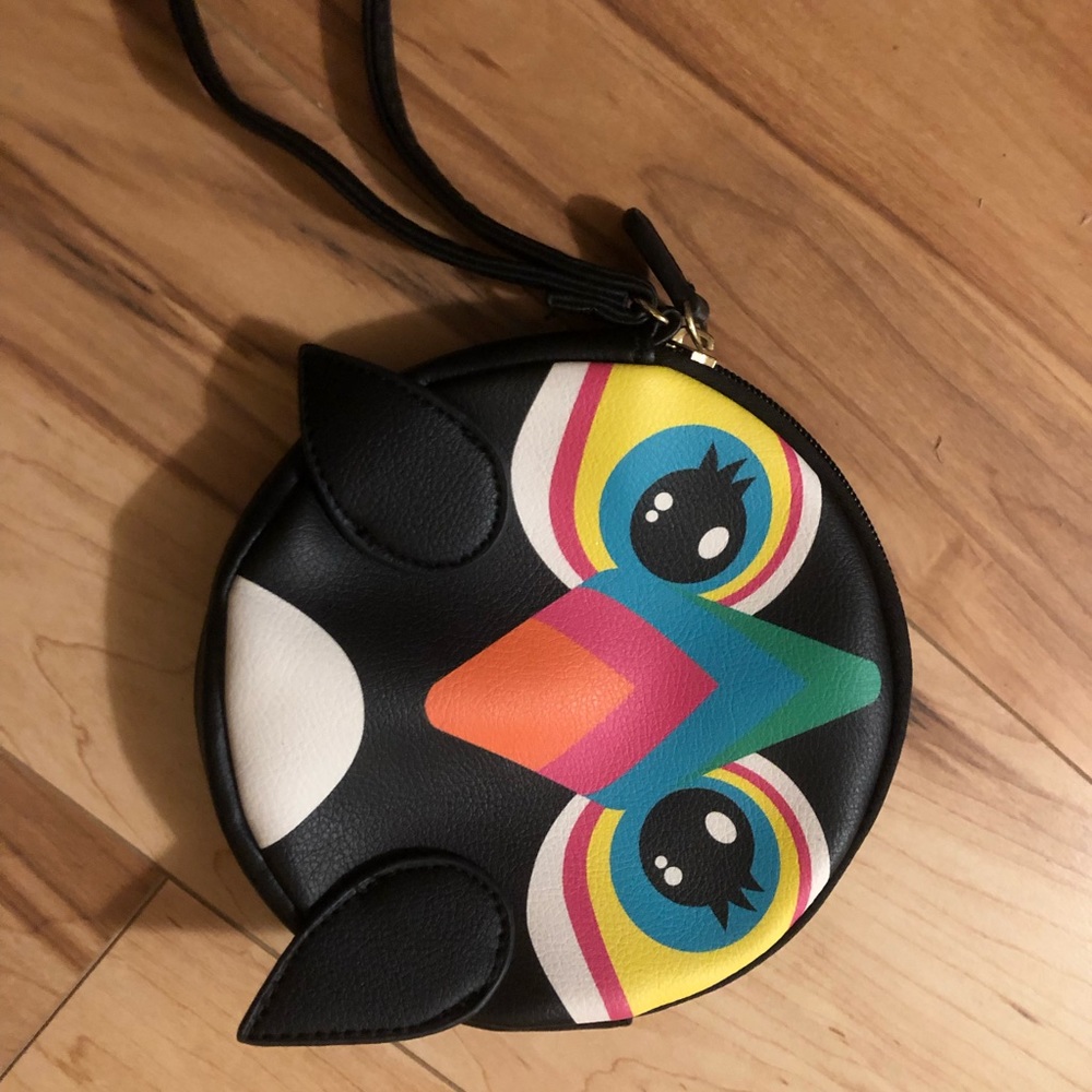 Betsey Johnson Luv Toucan coin purse